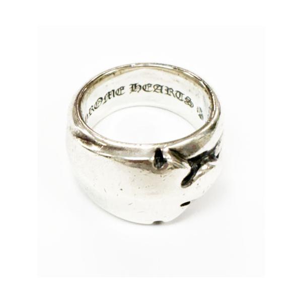 クロムハーツ  SINGLE FLERKNEE/シングルフレアニー シルバーリング メンズ 15号 CHROME HEARTS（クロムハーツ） CHROME HEARTS SINGLE FLERKNEE 15号