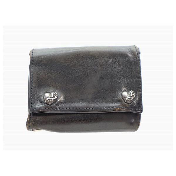 クロムハーツ 3Fold/3フォールド ウォレット ハート CHROME HEARTS（クロムハーツ） CHROME HEARTS 3FOLD 3フォールド