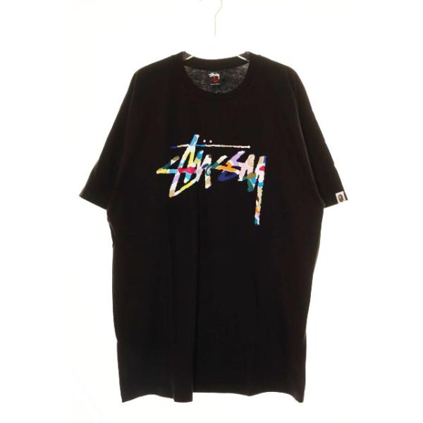A BATHING APE（アベイシングエイプ） × STUSSY Lサイズ ステューシー