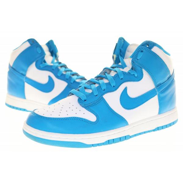 ナイキ NIKE DUNK HI RETRO LASER BLUE 28cm DD1399-400 ダンク ハイ レトロ レーサー ブルー 青 【ブランド古着ベクトル】▲260515 メンズ