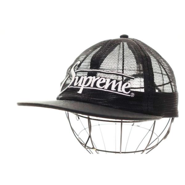 Supreme（シュプリーム） SUPREME 23SS MESH 6-PANEL CAP BLACK