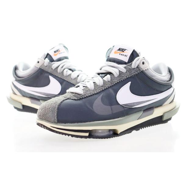ナイキ NIKE sacai × ZOOM CORTEZ SP IRON GREY 28cm DQ0581-001 サカイ ズーム コルテッツ アイロングレー 【ブランド古着ベクトル】 ▲
