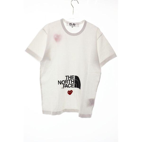 COMME des GARCONS PLAY NORTH FACE Tシャツ　M コムデギャルソン COMME des GARCONS PLAY × THE NORTH FACE 20SS