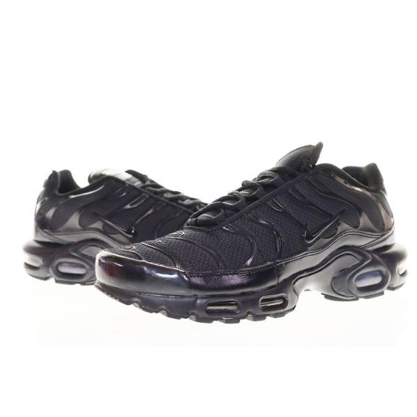 ナイキ NIKE AIR MAX PLUS BLACK 28cm 604133-050 エア マックス プラス ローカット スニーカー ブラック 黒 【ブランド古着ベクトル】▲■