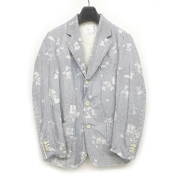 中古 サカイ Sacai 18ss 1647 テーラードジャケット ブレザー ストライプ柄 リネン100 麻 3b 水色 ブルー 白 ホワイト 1 Ibs95 メンズ ベクトル 古着 049 ブランド古着販売のベクトル 通販 Yahoo ショッピング