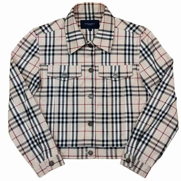 バーバリー ロンドン BURBERRY LONDON ノバチェック トラッカージャケット ブルゾン ストレッチ ベージュ L 1029 レディース バーバリー ロンドン BURBERRY LONDON ノバチェック トラッカージャケット ブルゾン ストレッチ ベージュ L 1029 レディース