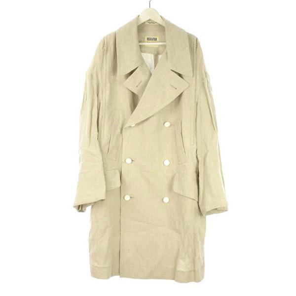 ワイズ リネン ベルトトレンチ コート y's linen trenchcoat