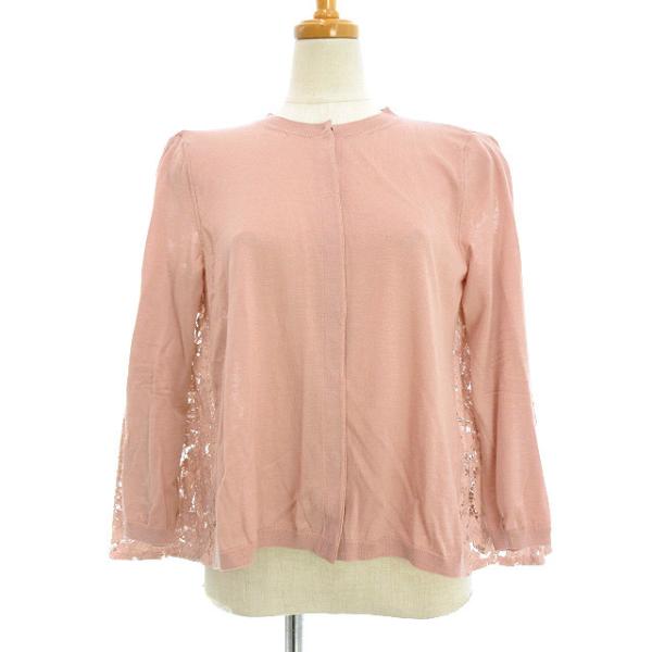 ヴァレンティノ ヴァレンチノ VALENTINO カーディガン バック レース  