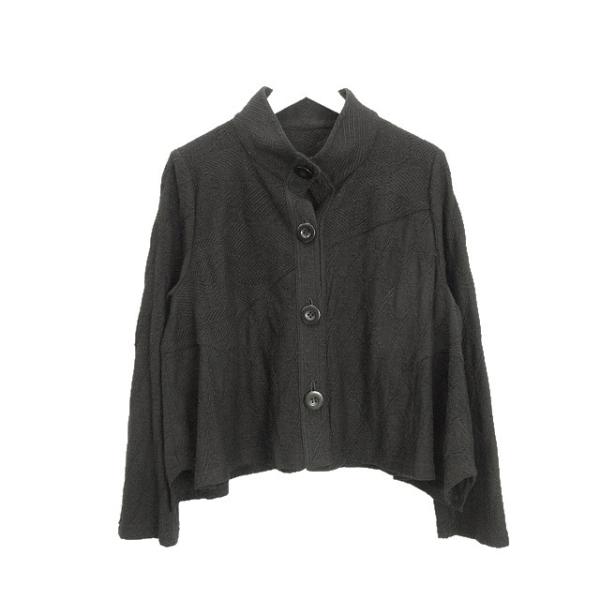 エイココンドウ黒 パンツ タートルポンチョ 3着セットアップサイズ42
