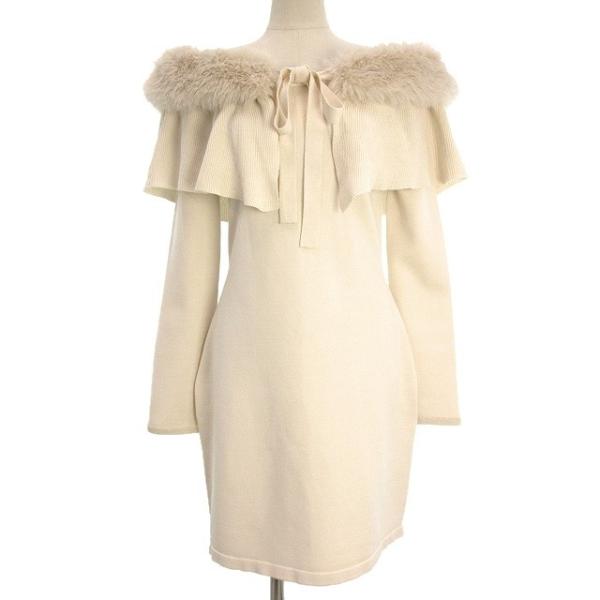 ワンピース herlipto Ritz Faux Fur Mini Dress S vectorpremium_051-202401270003
