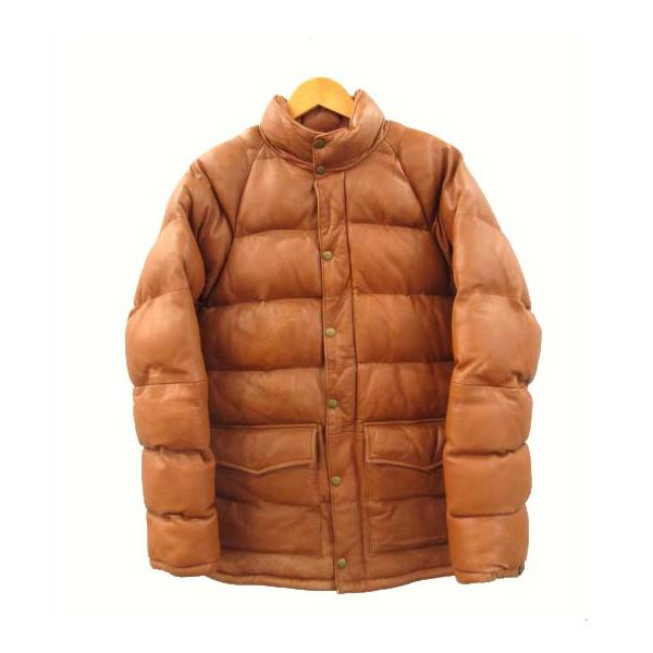 【中古】B.B.H BBHクロージング シープスキン 中綿 ジャケット 羊革 レザー ブラウン M メンズ B.B.H BBHクロージング シープスキン 中綿 ジャケット 羊革 レザー