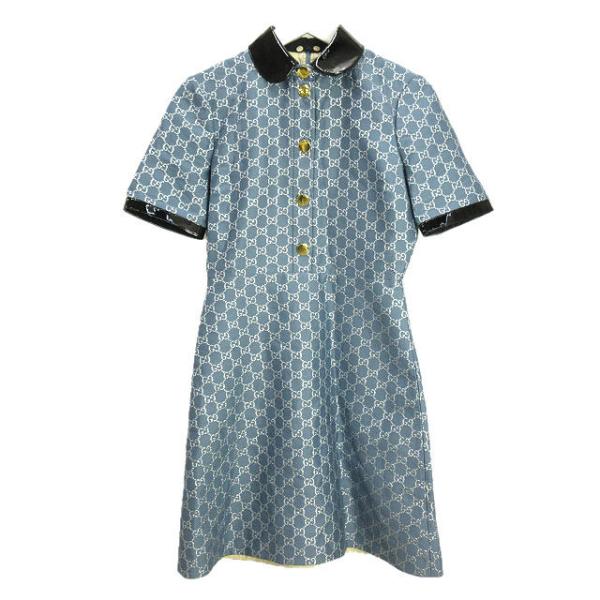 美品【GUCCI】ラッフル付き シルク ウール ミニワンピース 美品【GUCCI】ラッフル付き シルク ウール ミニワンピース GUCCI