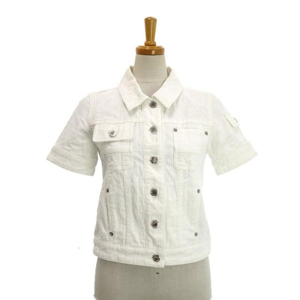 【aaa】LOUIS VUITTON ホワイトデニムジャケット 34 LOUIS VUITTON（ルイ・ヴィトン） デニム ジャケット モノグラム