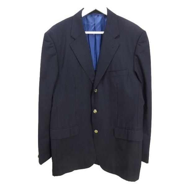 ビームスエフメンズ　紺ブレ　ウール　ネイビー テーラードジャケット 金ボタン ビームスエフ BEAMS F ブレザー 金ボタン 紺ブレ ウール テーラード