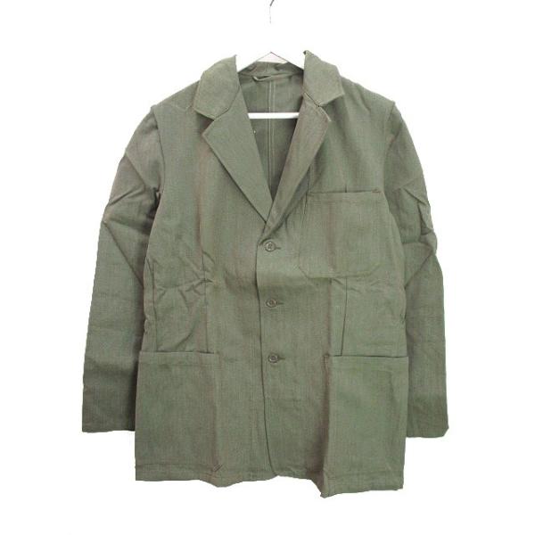 ヴィンテージ VINTAGE スウェーデン軍 プリズナージャケット ユーロ ミリタリージャケット 96 グリーン系  メンズ