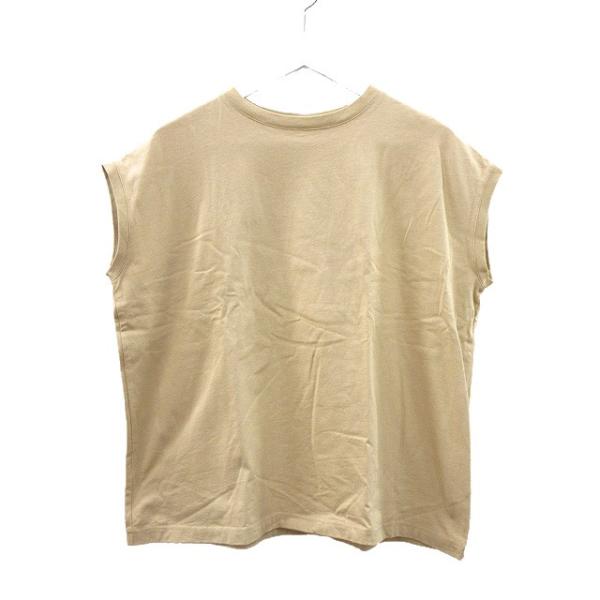 かぐれ ラクシュミコットン ノースリーブ カットソー Free ベージュ系 カグレ かぐれ ラクシュミコットン ノースリーブ カットソー