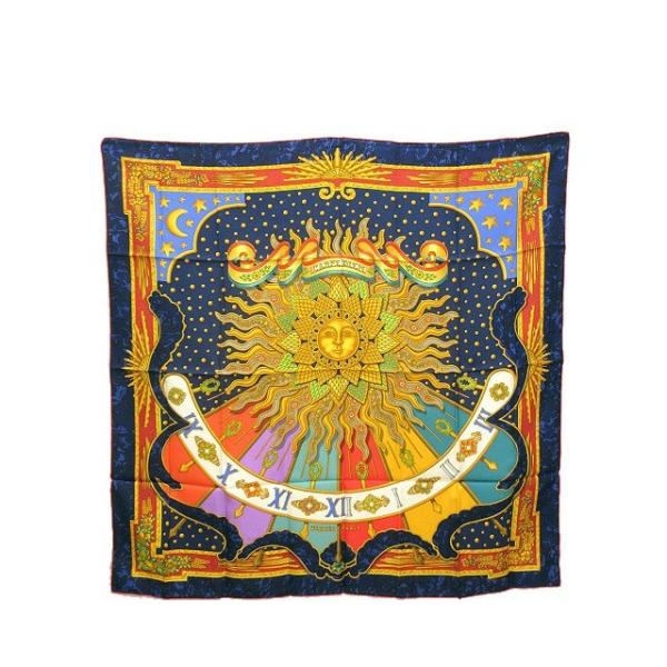HERMES エルメス スカーフ カレ90 CARPE DIEM 今日一日を楽しむ