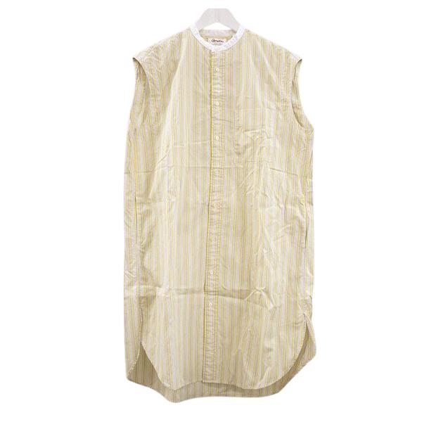 ジムフレックス Gymphlex バンドカラー ロングシャツ ワンピース