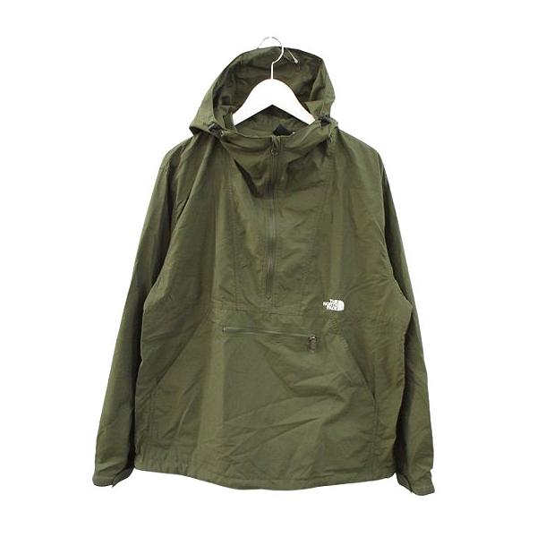 【中古】ザノースフェイス THE NORTH FACE 25SS Compact Anorak JKT NP22333 コンパクト アノラック XL カーキ THE NORTH FACE（ザ ノースフェイス） THE NORTH FACE 25SS Compact