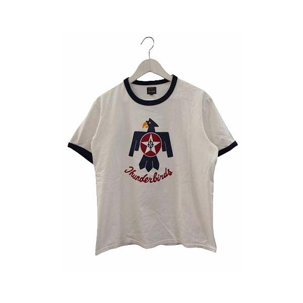 The REAL McCOY’S リアルマッコイズ Tシャツ リンガー　L ザリアルマッコイズ THE REAL McCOY'S リンガー Tシャツ