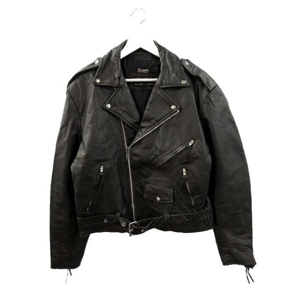 90s ウィルソンズ WILSONS ダブルライダース ジャケット L レザー