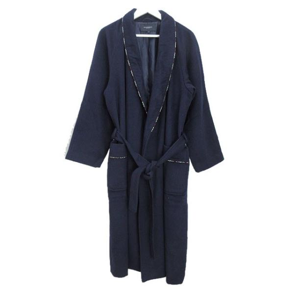 美品 M バーバリー カシミヤ ウール ロング ガウン コート 赤 ホースロゴ vectorpremium_051-202509150219