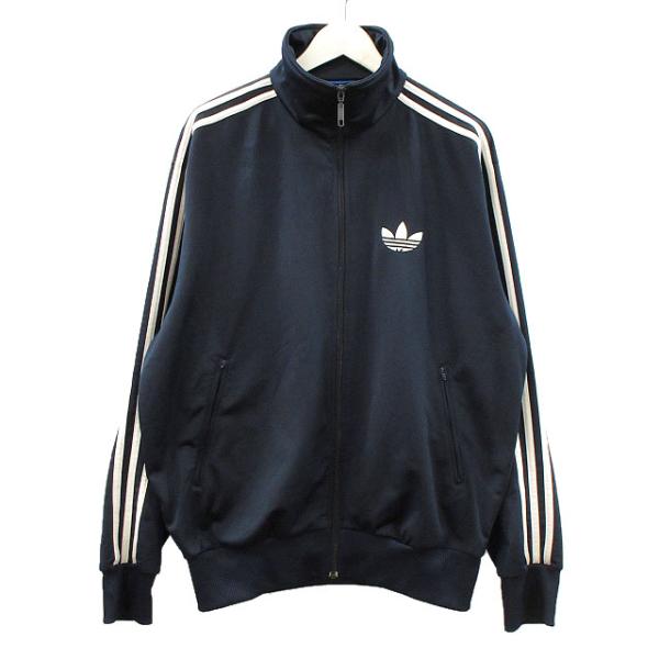 y2k adidas トラックジャケット コットン ブラウン ネイビー L アディダスオリジナルス トラックジャケット L ネイビー 00s