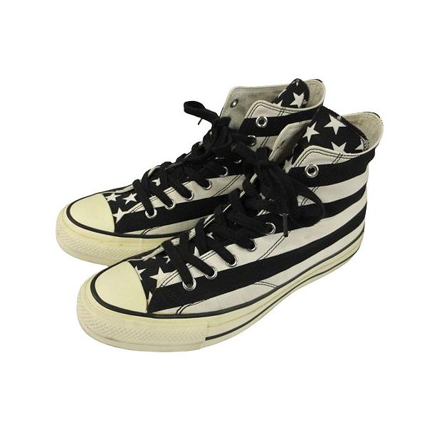 コンバース CONVERSE ADDICT アディクト CHUCK TAYLOR MATERIAL HI 1CL881 チャックテイラー マテリアルハイ 28cm ホワイト ブラック