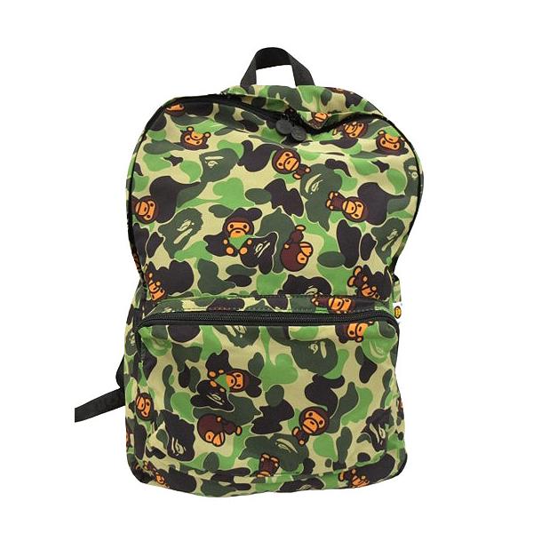 BABY MILO 迷彩柄リュック A BATHING APE アベイシングエイプ BABY MILO ABC CAMO BACKPACK