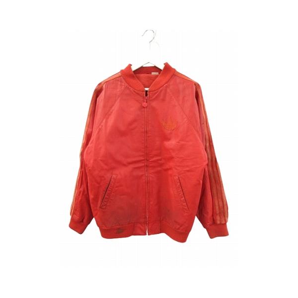 adidas レッドレザージャケット Sサイズ アディダス vectorpremium_051-202510150185