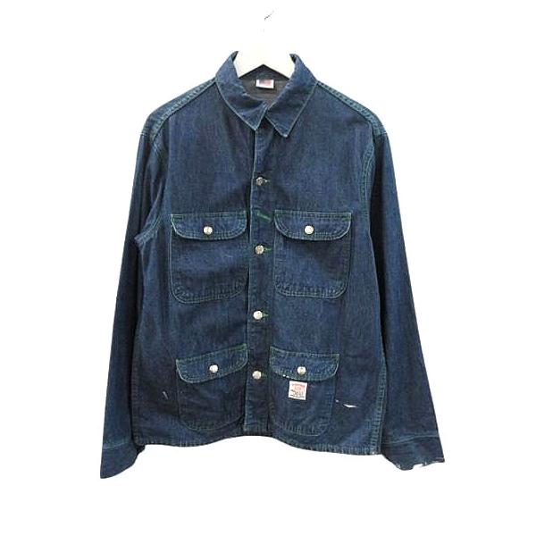 ポインター POINTER デニムカバーオール ジャケット USA製 インディゴ