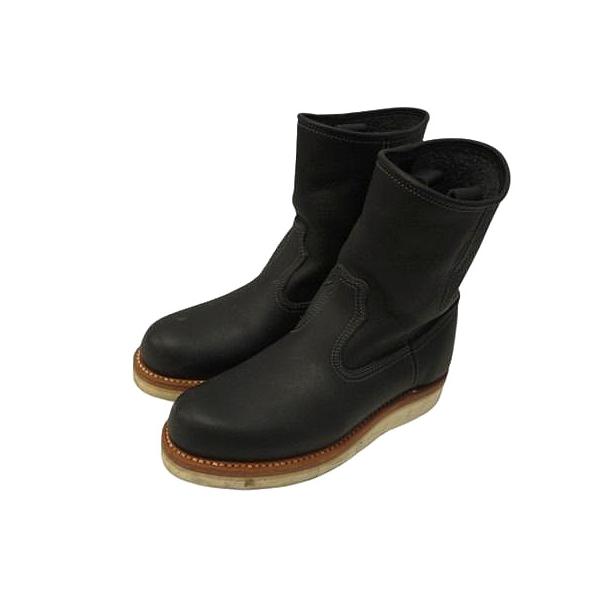 【中古】 CUSHMAN クッシュマン ペコスブーツ 5 黒 ブラック レザー 本革 シューズ 靴 レディース CUSHMAN クッシュマン ペコスブーツ 5 黒 ブラック レザー 本革