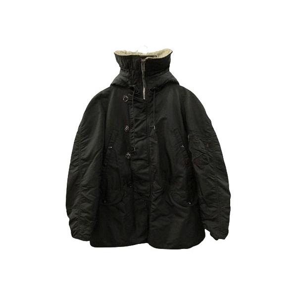 アルファ ALPHA 90s N-3B フライトジャケット USA製 ブラック M メンズ