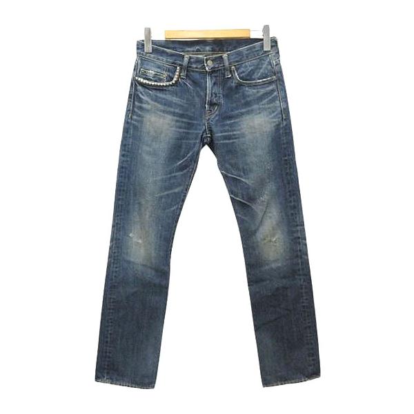 HYSTERIC GLAMOUR（ヒステリックグラマー） スタッズ デニムパンツ 4AP