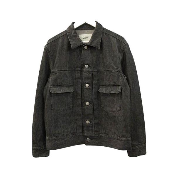 ジーニック JEANIK ブラック デニムジャケット 2ndタイプ L JEANIK0102