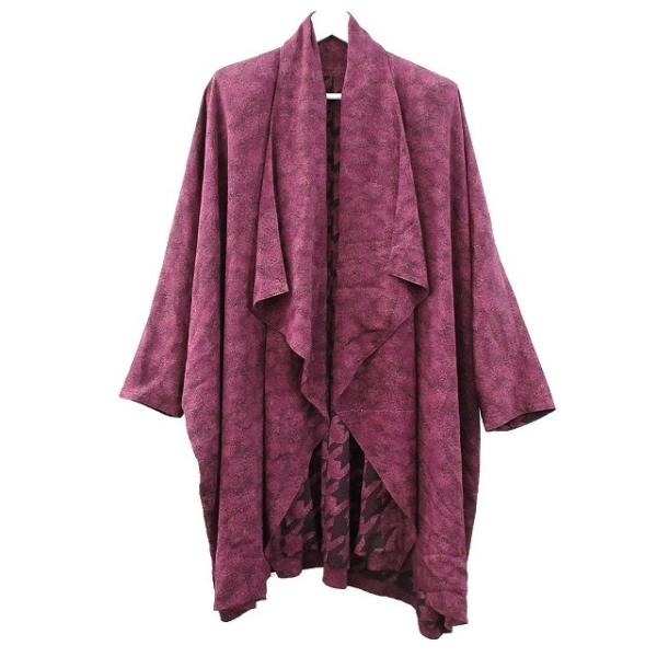 詩仙堂　疋田柄　ポンチョ　リバーシブル　コート　羽織　ジャケット 76bdd8fb.jpg