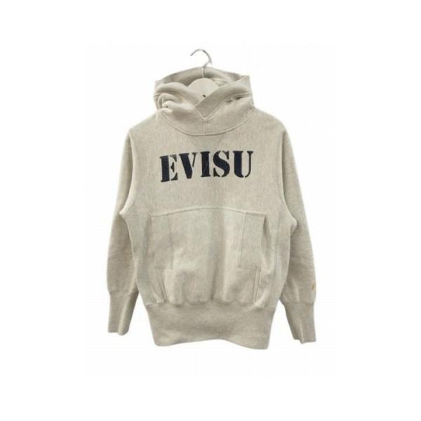 EVISU（エヴィス） スウェットパーカー ステンシル ロゴプリント