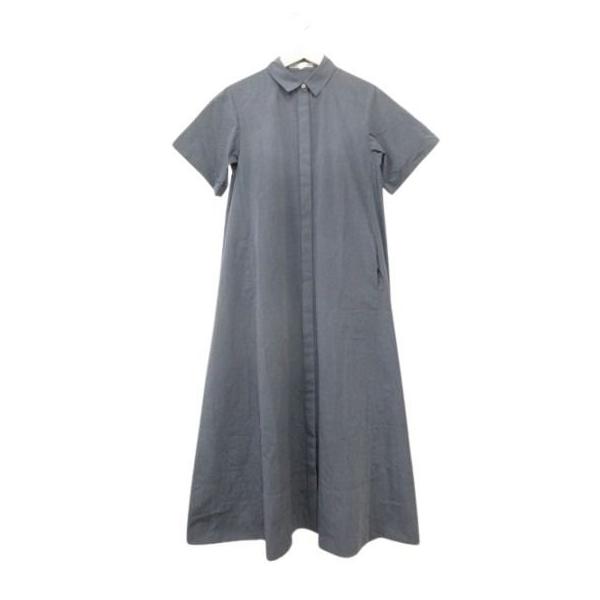 美品 Y's ワイズ 23SS ピンタック ジップアップ シャツ ブラウス ワンピース カットソー 長袖 オーバーサイズ 2 黒 ブラック レディース 古着 中古 USED Y's - 美品 Y's ワイズ 23SS ピンタック ジップアップ シャツ ブラウス