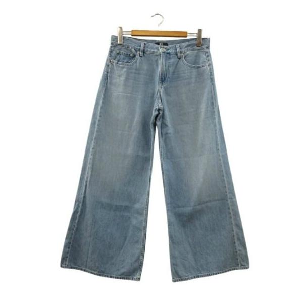 ユニクロ（UNIQLO） UNIQLO C ローライズワイドジーンズ デニム 水色