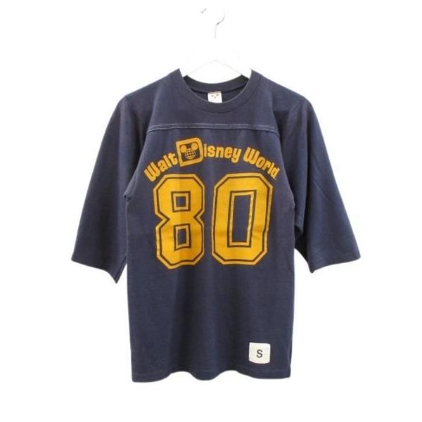 Walt Disney World 80年代　フットボールシャツ Lサイズ ディズニー DISNEY 80s フットボールTシャツ ナンバリング USA製