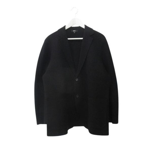 ユニクロ（UNIQLO） テーラードジャケット XL ウール混 ブラック 黒