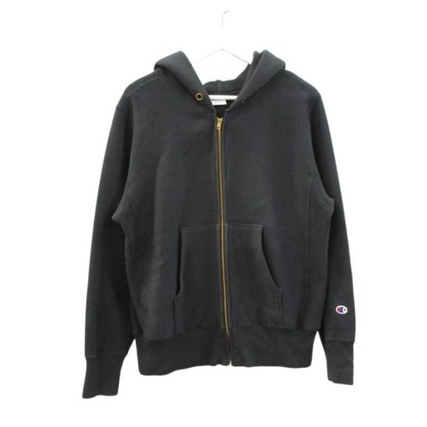 Champion 70s復刻 目無リバースウィーブ フルジップパーカー USA製 Champion（チャンピオン） リバースウィーブ ジップパーカー 青単色