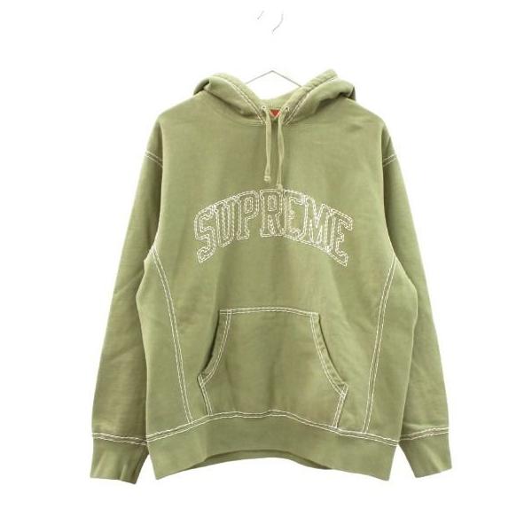 パーカー SUPREME Big Stitch Hooded Sweatshirt M Supreme（シュプリーム） SUPREME Big Stitch Hooded Sweatshirt