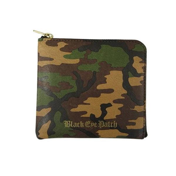black eye patch LEATHER WALLET 財布　ウォレット ブラックアイパッチ THE BLACK EYE PATCH CAMOUFLAGED LEATHER WALLET