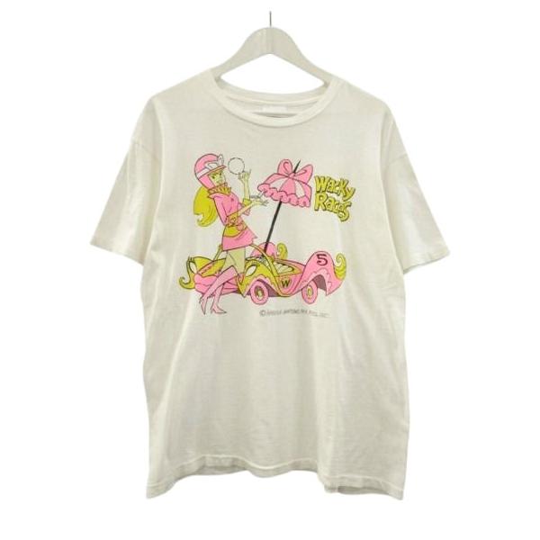 ヴィンテージ VINTAGE 80s チキチキマシン猛レース Tシャツ L ペネロッピー アニメ プリント USA製 HANES メンズ