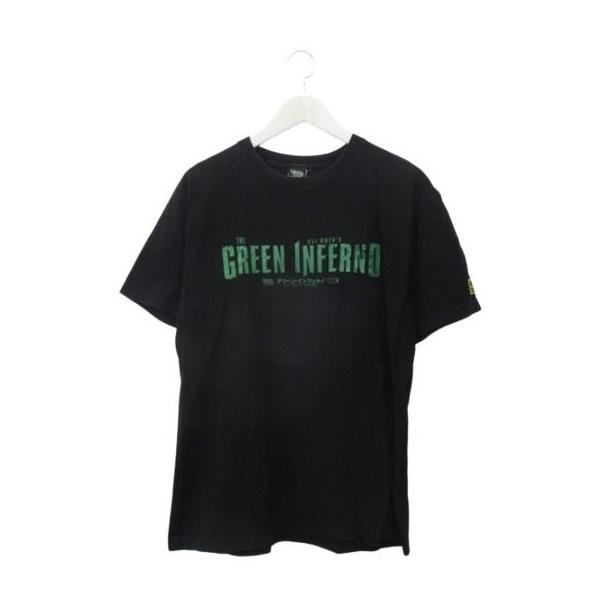 ハードコア Hardcore グリーンインフェルノ 映画 ムービー Tシャツ L 半袖 カットソー プリント ブラック 黒 トップス メンズ