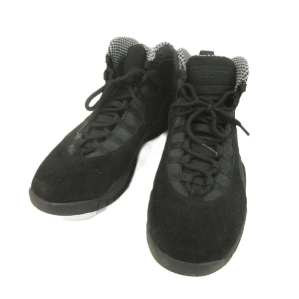 ナイキ NIKE AIR JORDAN 10 RETRO エアジョーダン10 レトロ ステルス ブラック 黒 30cm シューズ 靴