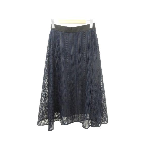 未使用品 エポカ EPOCA タグ付き レース スカート ひざ丈 フレア  