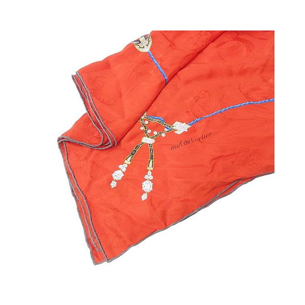 カルティエ　ストール os000255-90-scarf-panther-greenhouse