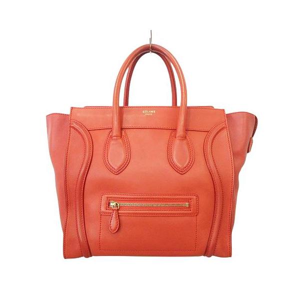 CELINE セリーヌ ラゲージ レザー トートバッグ キャメル CELINE セリーヌ ラゲージ レザー トートバッグ キャメル